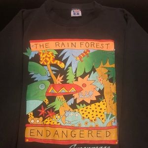 80’s Greenpeace Rain Forest Endangered Sweatshirt
